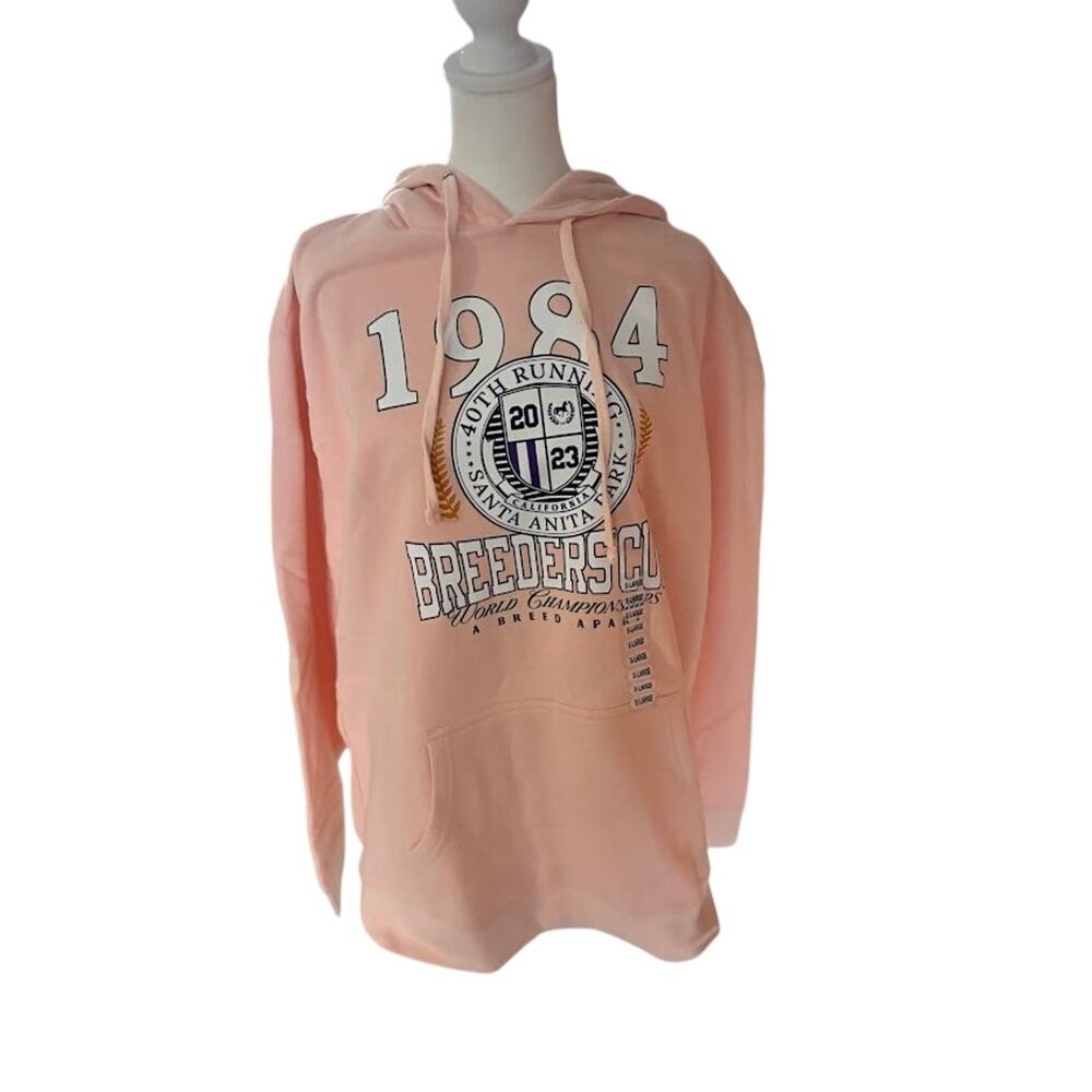 Copied - Breeders' Cup 1984 Pink Hoodie Women's Graphic Sweatshirt XXL